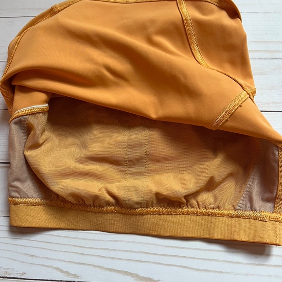 Lululemon Orange Wunder Train Racerback Cropped Tank Top Women's - Picture 5 of 8